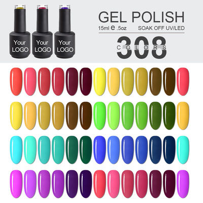 スリー ステップの紫外線ゲルのマニキュアの商標色のゲルのポーランド語